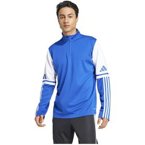 adidas - Squadra 25 - Trainingstrui - Blauw Wit - 1/4-Zip
