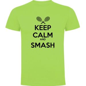 Kruskis Keep Calm And Smash Short Sleeve T-shirt Groen 3XL Man