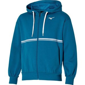 Mizuno Athletics Full Zip Sweatshirt Blauw S Man