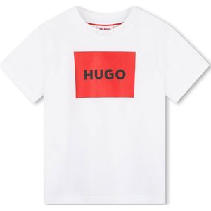 Hugo G00006 Short Sleeve T-shirt Wit 8 Years