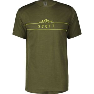 Scott Defined Merino Short Sleeve T-shirt Groen 2XL Man