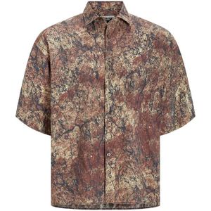 Jack & Jones Lava Boxy Styd24 Overhemd Met Korte Mouwen
