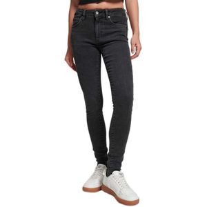 Superdry Vintage Mid Rise Skinny Jeans Zwart 27 / 30 Vrouw