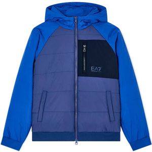 EA7 - 7B000229_AF15951 - Winterjas - Blauw - Casual - Lange Mouwen - Polyester