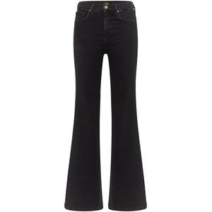 Lee - Foreverfit - Damesjeans - Zwart - Flared Fit