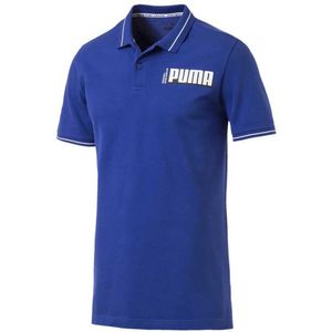 Puma Athletics Short Sleeve Polo Blauw M Man