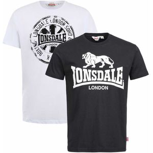 Lonsdale Dildawn T-shirt Met Korte Mouwen 2 Eenheden