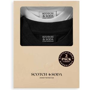 Scotch & Soda Core Regular Fit Logo T-shirt Met Korte Mouwen 2 Eenheden