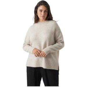 Vero Moda Curve Lefile Sweater Beige 52-54 Vrouw