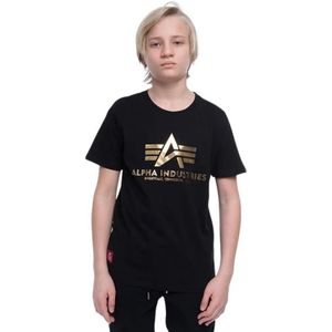 Alpha Industries Basic Foil Print T-shirt Met Korte Mouwen