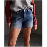 Superdry - Mid Length - Korte Jeans - Mid-blauw