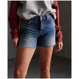 Superdry - Mid Length - Korte Jeans - Mid-blauw