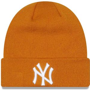 New Era New York Yankees League Essentials Cuff Beanie Oranje  Man