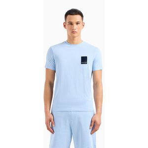 Armani Exchange 3dzthm_zj8ez Short Sleeve T-shirt Blauw L Man