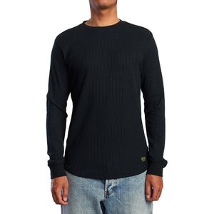 Rvca Recession Collection Day Shift Long Sleeve T-shirt Bruin S Man