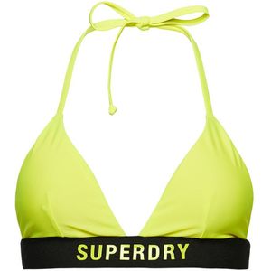 Superdry Code Triangle Elastic Top Swimsuit Geel XL Vrouw