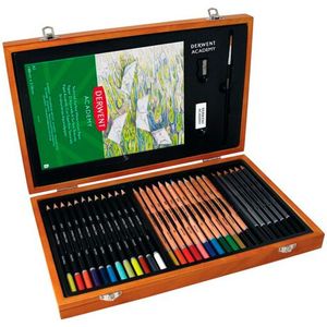 Derwent Sketching Pencils Watercolours Notebook Painting Kit 35 Units Veelkleurig