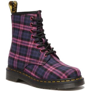 Dr. Martens - 1460 Tartan - Veterlaarzen - Roze