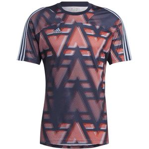 Adidas Tiro Away Short Sleeve T-shirt Oranje,Blauw S / Regular Man