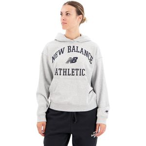 New Balance Athletics Varsity Oversized Hoodie Grijs XS Vrouw