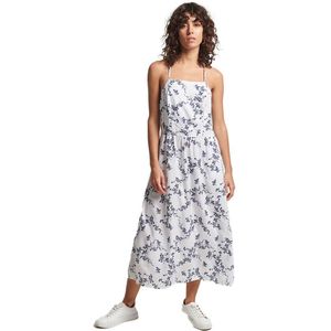 Superdry Vintage Cami Maxi Dress Wit S Vrouw