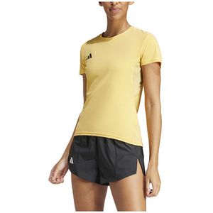 Adidas Adizero Essentials Short Sleeve T-shirt Geel XL / Regular Vrouw