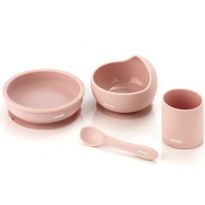 Jane Silicone Dinner Dishes Roze