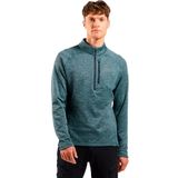 Odlo Tencia Fleece Met Halve Rits Blauw M Man