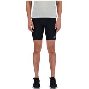 New Balance Sleek Pocket Half 9´´ Short Leggings Zwart S Man
