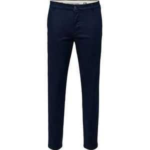 Selected - Buckley 175 Flex Slim - Chino Broek - Blauw - Slank