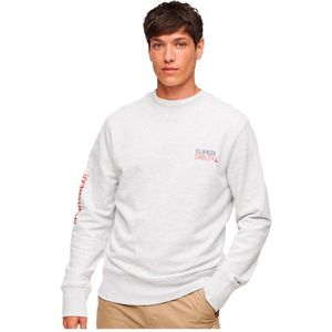 Superdry Sportswear Logo Loose Sweatshirt Wit XL Man