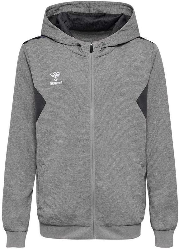 Hummel - hmlAUTHENTIC PL ZIP HOODIE KIDS - Hoodie - Zwart