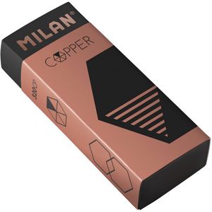 Milan Display Box 20 Nata® Black Erasers Copper Series (with Carton Sleeve And Wrapped) Goud