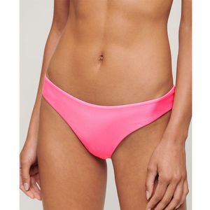 Superdry Logo Brazilian Bikini Bottom Roze XL Vrouw