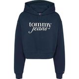Tommy Jeans - Hoodie - Groen - 100% Regeneratief Katoen