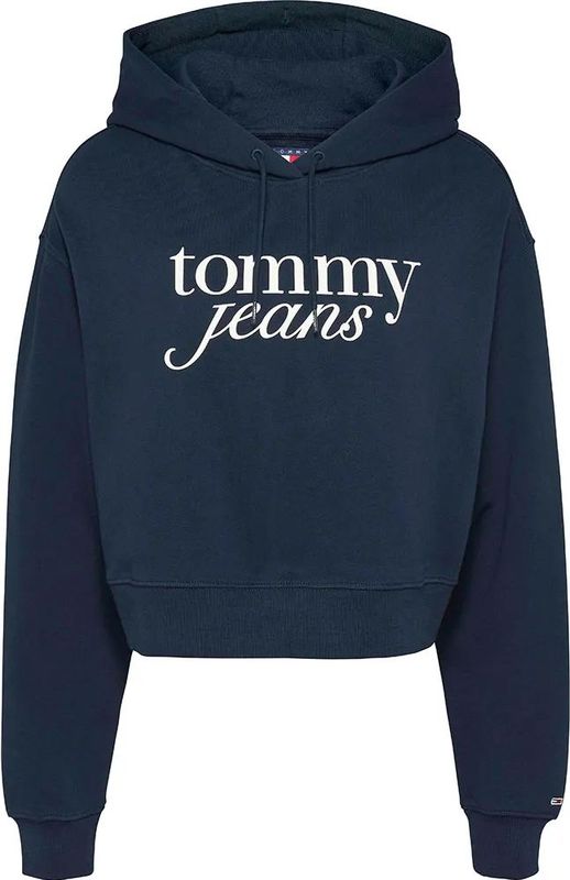 Tommy Jeans - Hoodie - Groen - 100% Regeneratief Katoen