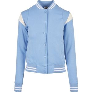 Urban Classics Inset College Jacket Blauw M Vrouw