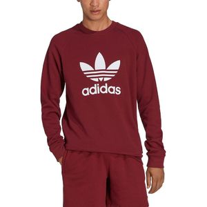Adidas Originals Adicolor Classics Trefoil Crewneck Sweatshirt Rood S Man