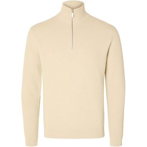 Selected Dane Half Zip Sweater Beige 2XL Man