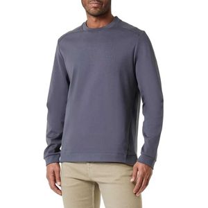 Boss - Salbo - Sweatshirt - Zwart - 100% Katoen - Curved Logo