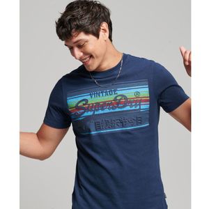 Superdry Vintage Vl Cali T-shirt Blauw S Man