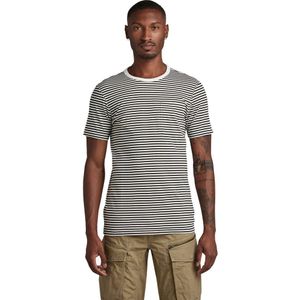G-star Stripe Slim Short Sleeve T-shirt Bruin 2XL Man