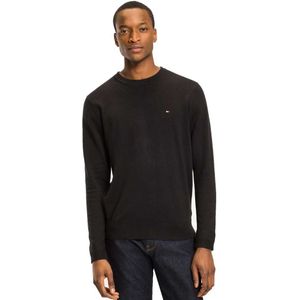 Tommy Hilfiger Core Cotton Silk Sweater Zwart M Man