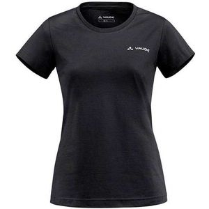 Vaude Brand Short Sleeve T-shirt Zwart 40 Vrouw