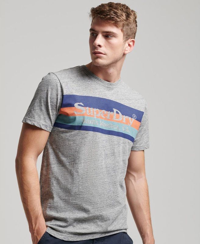 Superdry Vintage Venue T-shirt Veelkleurig S Man
