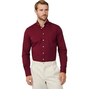 Hackett Ess Gmt Dyed Oxford Overhemd Met Lange Mouwen