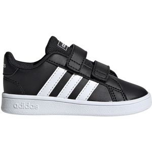 Adidas Grand Court Velcro Infant Trainers Zwart EU 23