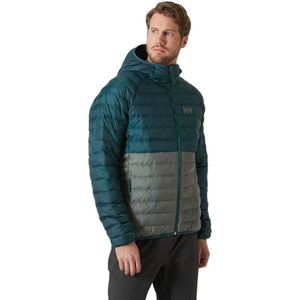 Helly Hansen Banff Hooded, donsjack van vezels, meneer, donkergroen