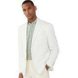 Hackett Londonvoor mannen. HM443303 Witte effen blazer (36/32), Katoen, Klassiek