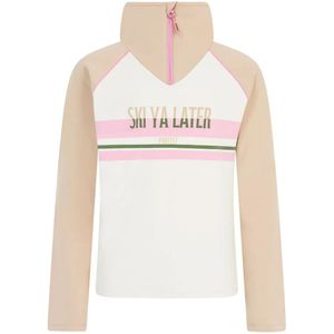 Protest - PRTWonder - Skipully - Kitoffwhite - Lange Mouwen - 1/4 Rits - Fleece